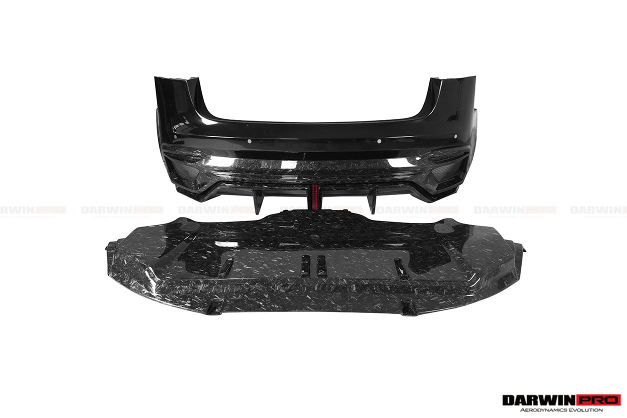 DARWINPRO - TESLA MODEL 3 IMP PERFORMANCE PARTIAL CARBON FIBER REAR BUMPER&nbsp; - Aero Carbon UK