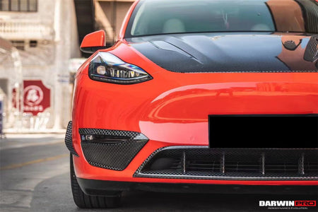 DARWINPRO - TESLA MODEL Y 2020+ IMP PERFORMANCE CARBON FIBER DRL TRIM - Aero Carbon UK