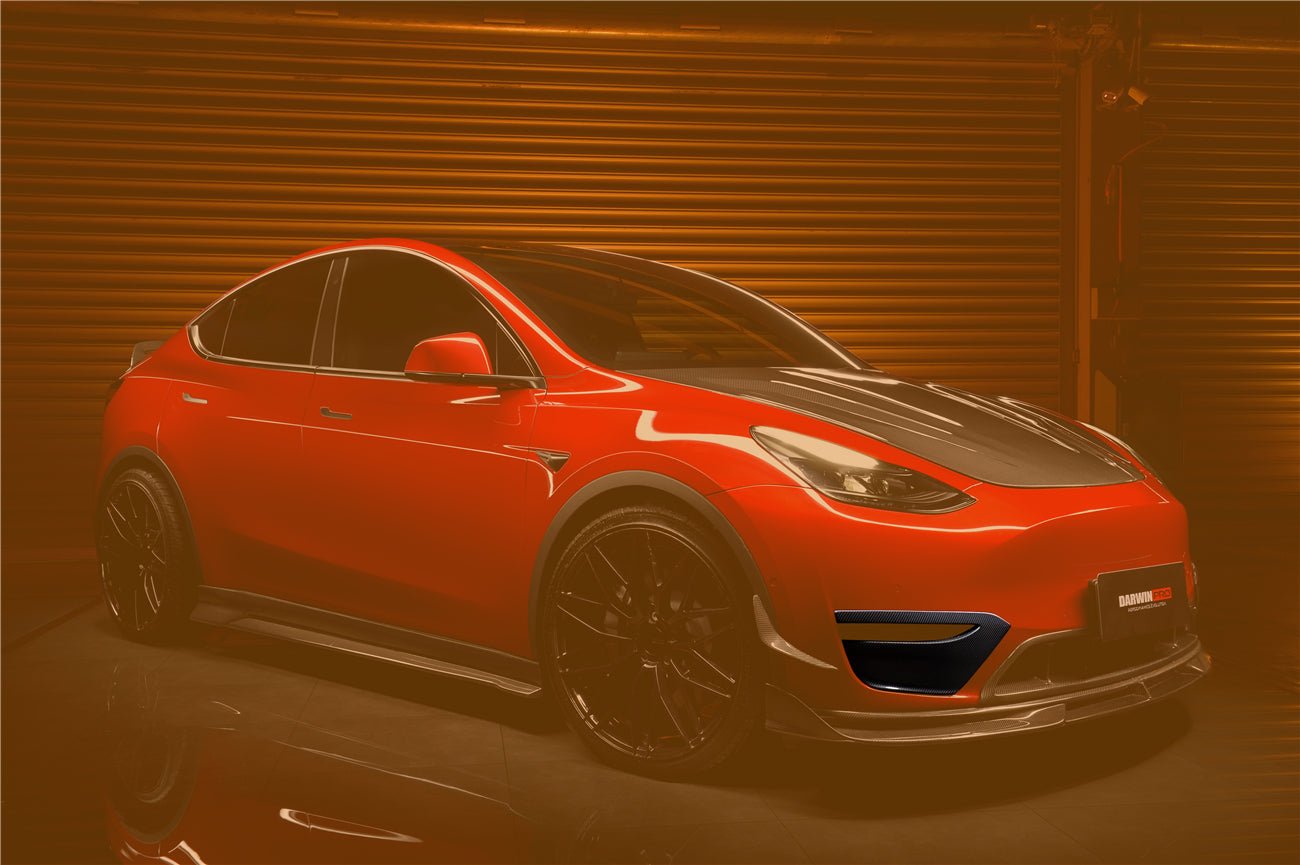 DARWINPRO - TESLA MODEL Y 2020+ IMP PERFORMANCE CARBON FIBER DRL TRIM - Aero Carbon UK