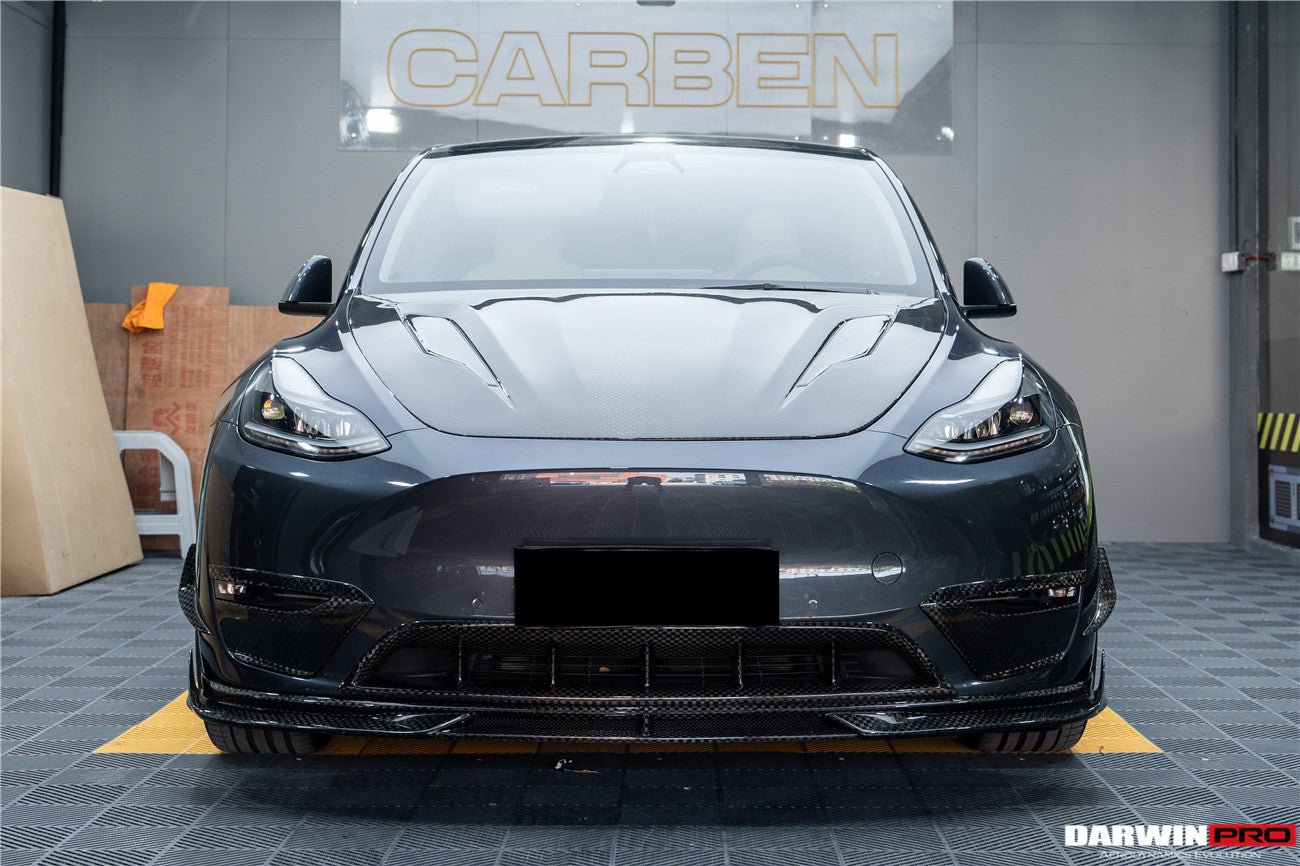 DARWINPRO - TESLA MODEL Y 2020+ IMP PERFORMANCE CARBON FIBER DRL TRIM - Aero Carbon UK