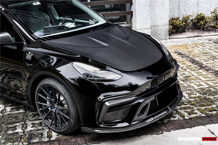 DARWINPRO - TESLA MODEL Y 2020+ IMP PERFORMANCE CARBON FIBER FRONT BUMPER - Aero Carbon UK