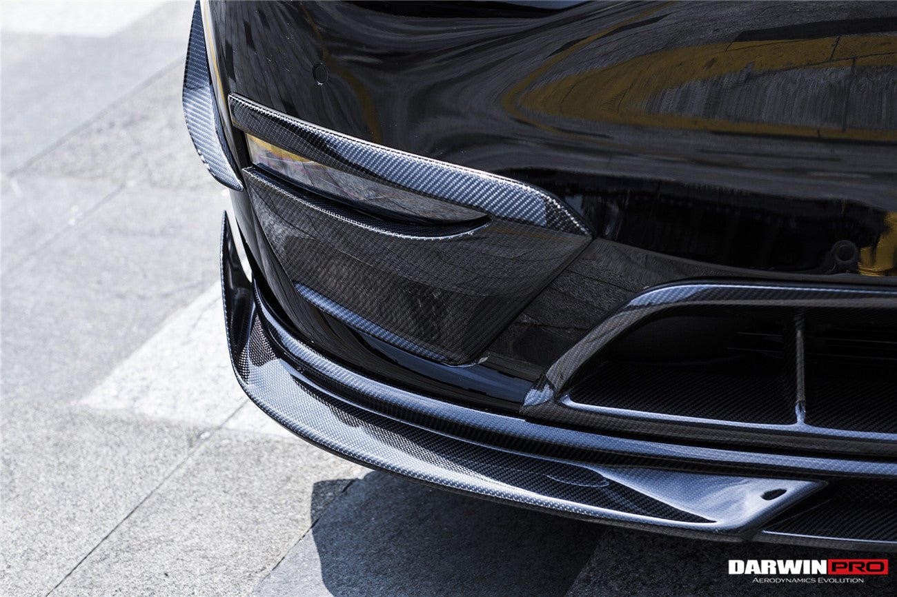 DARWINPRO - TESLA MODEL Y 2020+ IMP PERFORMANCE CARBON FIBER FRONT BUMPER GRILL - Aero Carbon UK