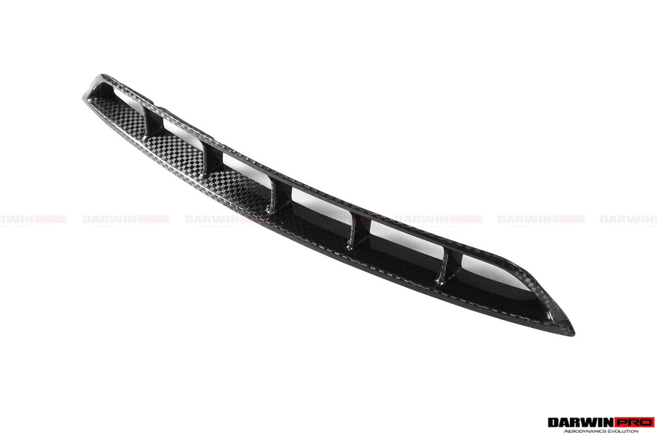 DARWINPRO - TESLA MODEL Y 2020+ IMP PERFORMANCE CARBON FIBER FRONT BUMPER GRILL - Aero Carbon UK