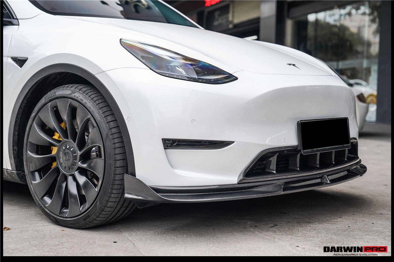 DARWINPRO - TESLA MODEL Y 2020+ IMP PERFORMANCE CARBON FIBER FRONT BUMPER GRILL - Aero Carbon UK