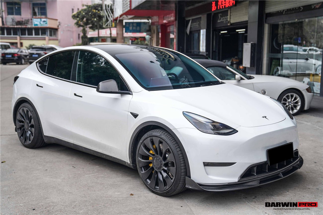 DARWINPRO - TESLA MODEL Y 2020+ IMP PERFORMANCE CARBON FIBER FRONT BUMPER GRILL - Aero Carbon UK