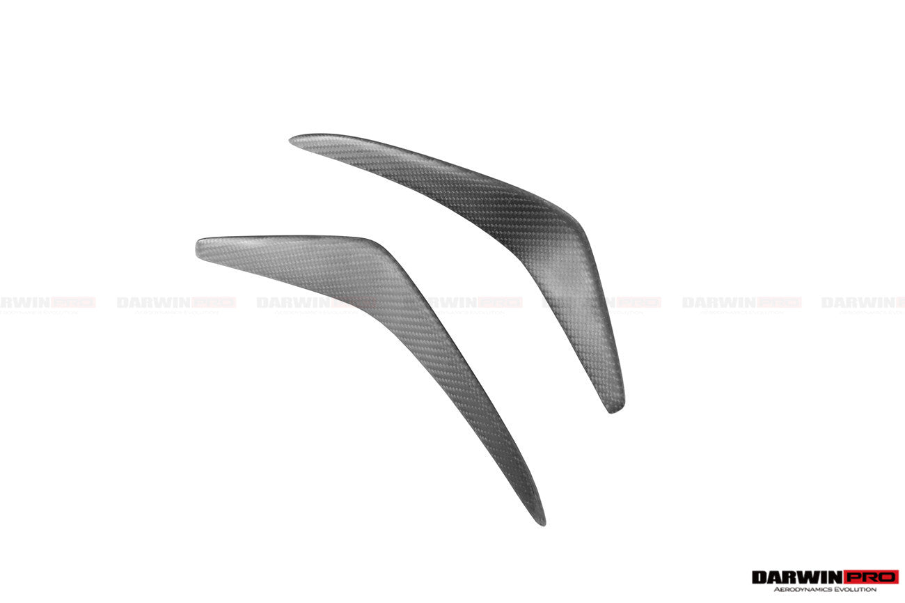 DARWINPRO - TESLA MODEL Y 2020+ IMP PERFORMANCE CARBON FIBER FRONT CANARDS - Aero Carbon UK