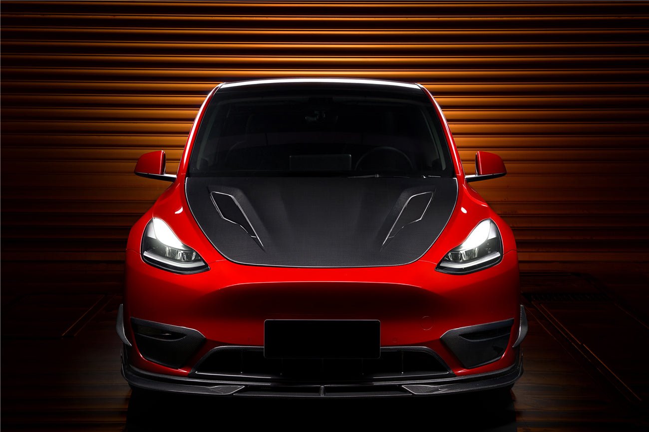 DARWINPRO - TESLA MODEL Y 2020+ IMP PERFORMANCE CARBON FIBER HOOD BONNET - Aero Carbon UK