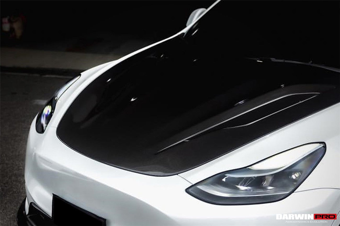 DARWINPRO - TESLA MODEL Y 2020+ IMP PERFORMANCE CARBON FIBER HOOD BONNET - Aero Carbon UK