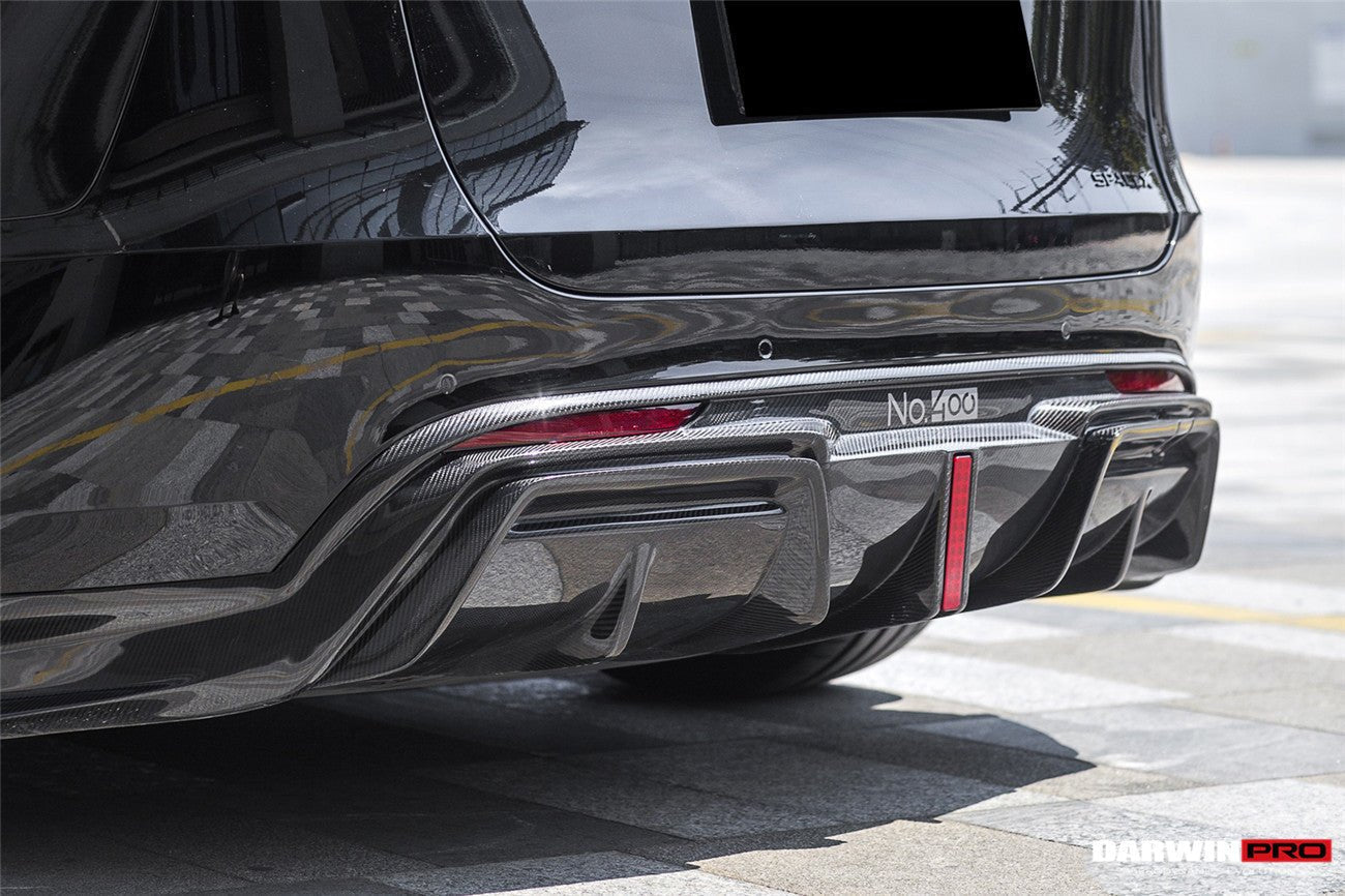 DARWINPRO - TESLA MODEL Y 2020+ IMP PERFORMANCE CARBON FIBER LED REAR DIFFUSER - Aero Carbon UK