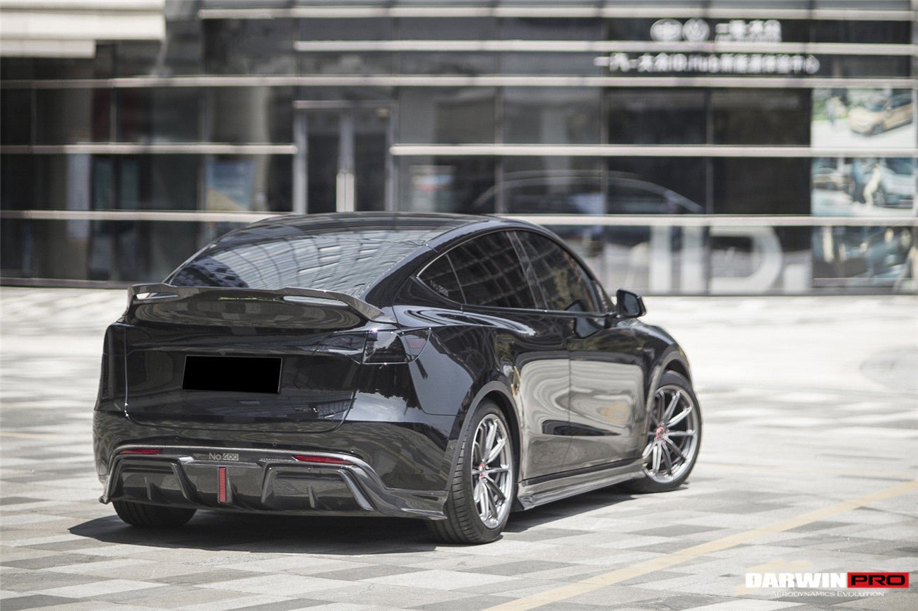 DARWINPRO - TESLA MODEL Y 2020+ IMP PERFORMANCE CARBON FIBER LED REAR DIFFUSER - Aero Carbon UK