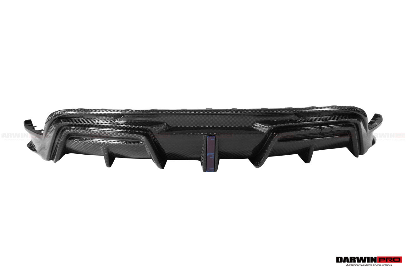 DARWINPRO - TESLA MODEL Y 2020+ IMP PERFORMANCE CARBON FIBER LED REAR DIFFUSER - Aero Carbon UK