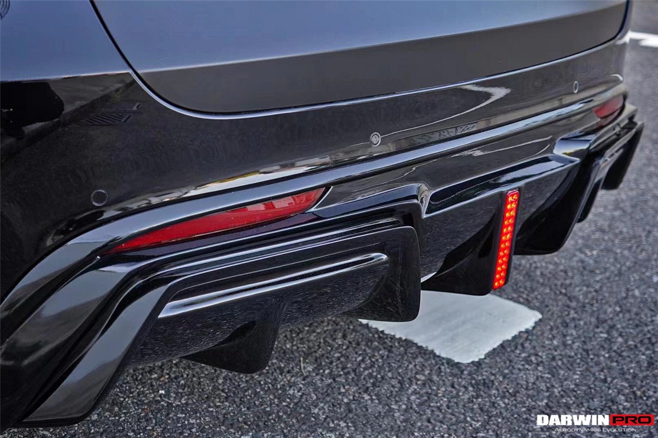 DARWINPRO - TESLA MODEL Y 2020+ IMP PERFORMANCE CARBON FIBER LED REAR DIFFUSER - Aero Carbon UK