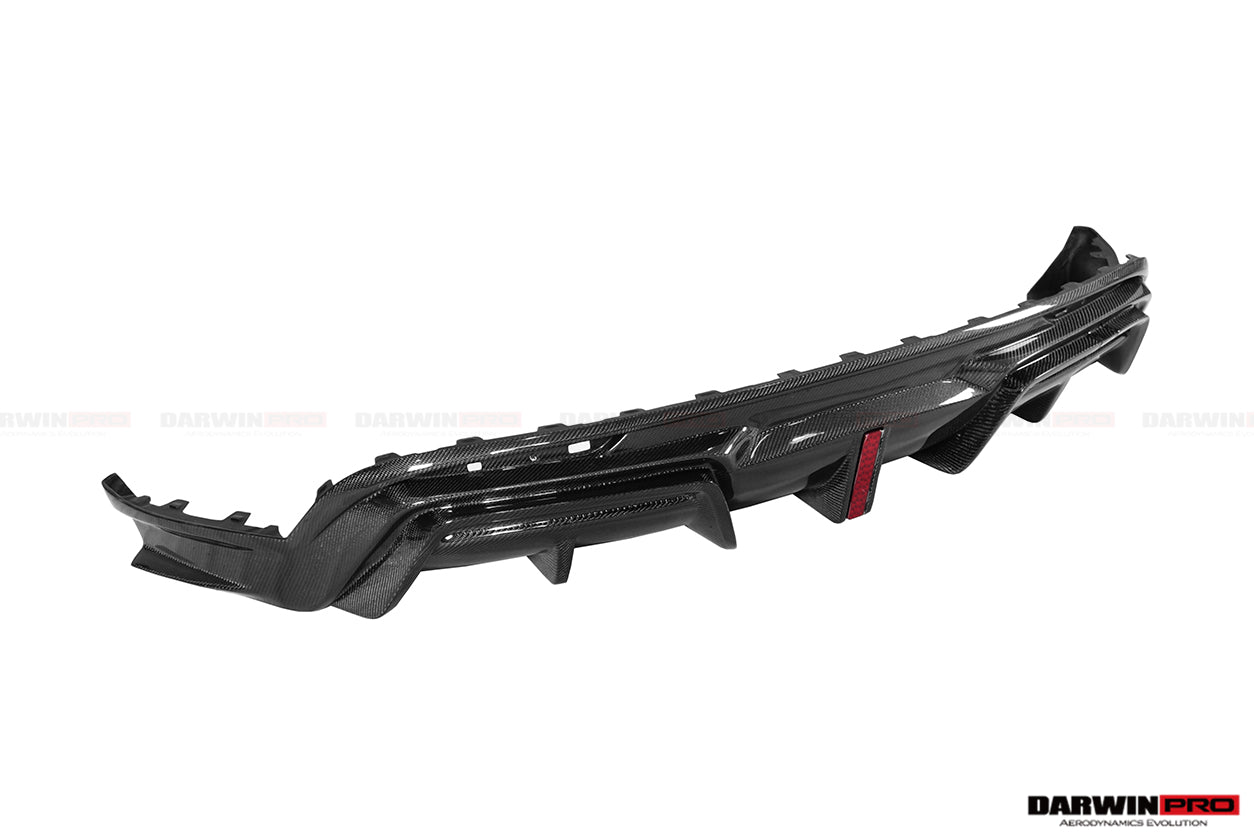 DARWINPRO - TESLA MODEL Y 2020+ IMP PERFORMANCE CARBON FIBER LED REAR DIFFUSER - Aero Carbon UK