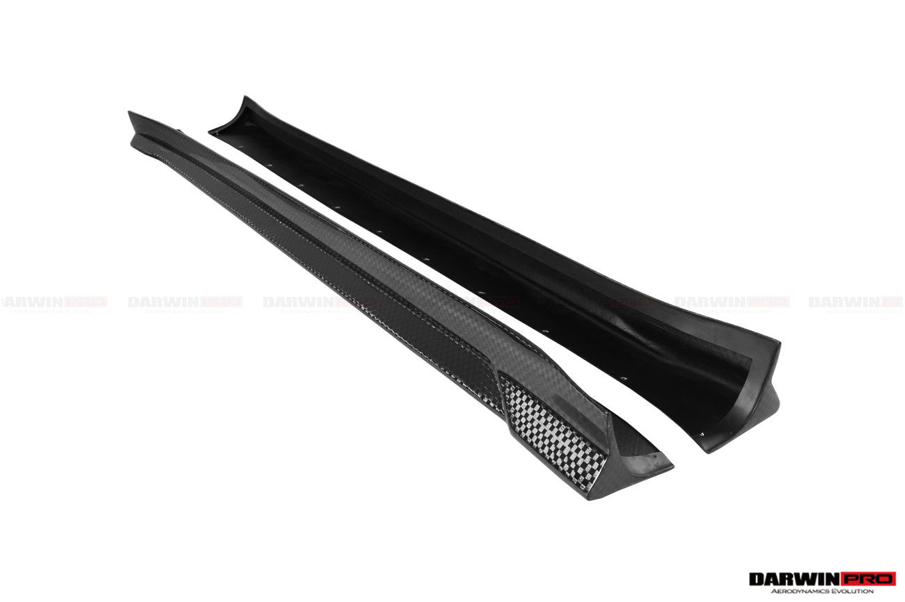 DARWINPRO - TESLA MODEL Y 2020+ IMP PERFORMANCE CARBON FIBER SIDE SKIRTS - Aero Carbon UK