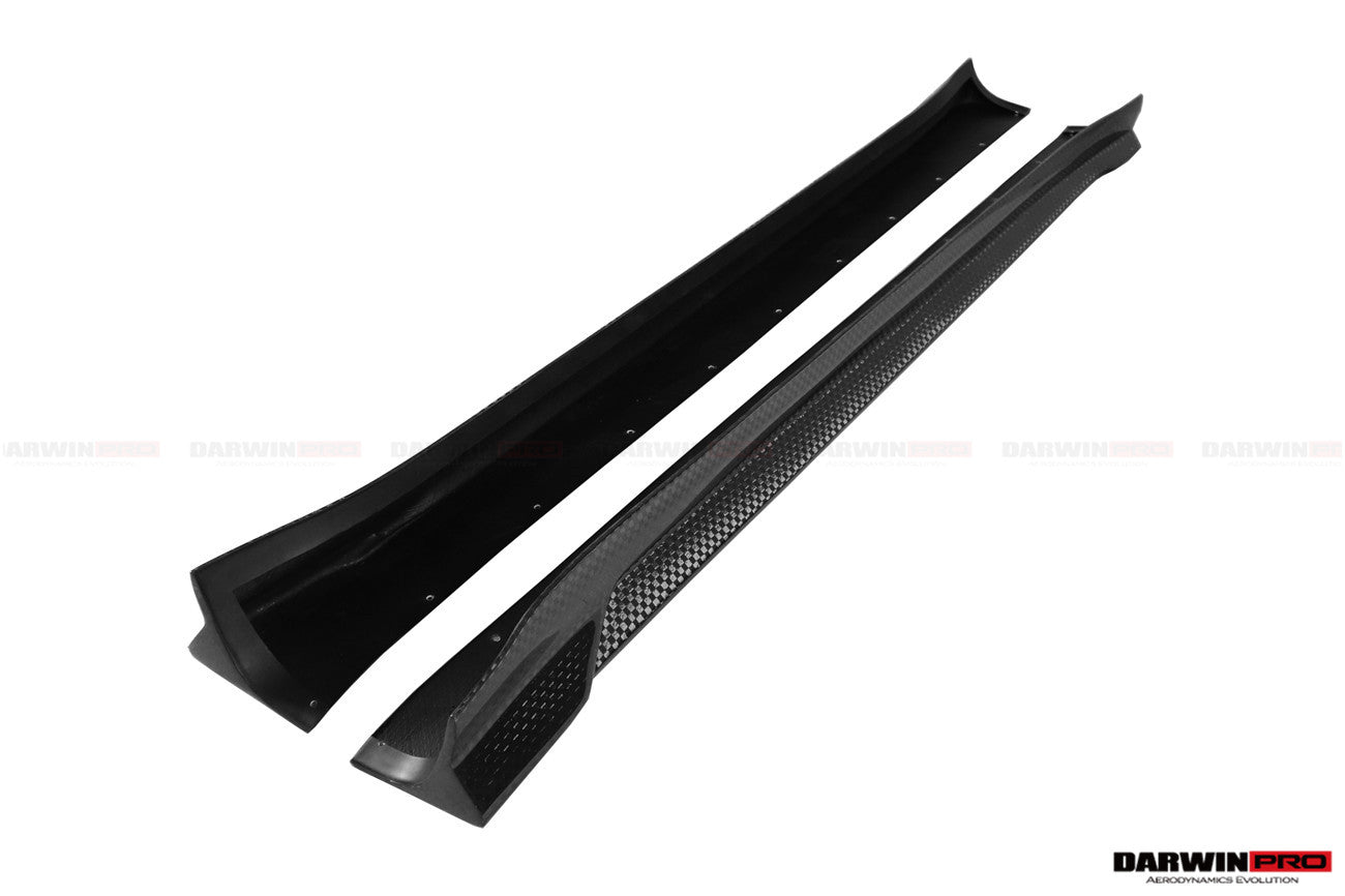 DARWINPRO - TESLA MODEL Y 2020+ IMP PERFORMANCE CARBON FIBER SIDE SKIRTS - Aero Carbon UK