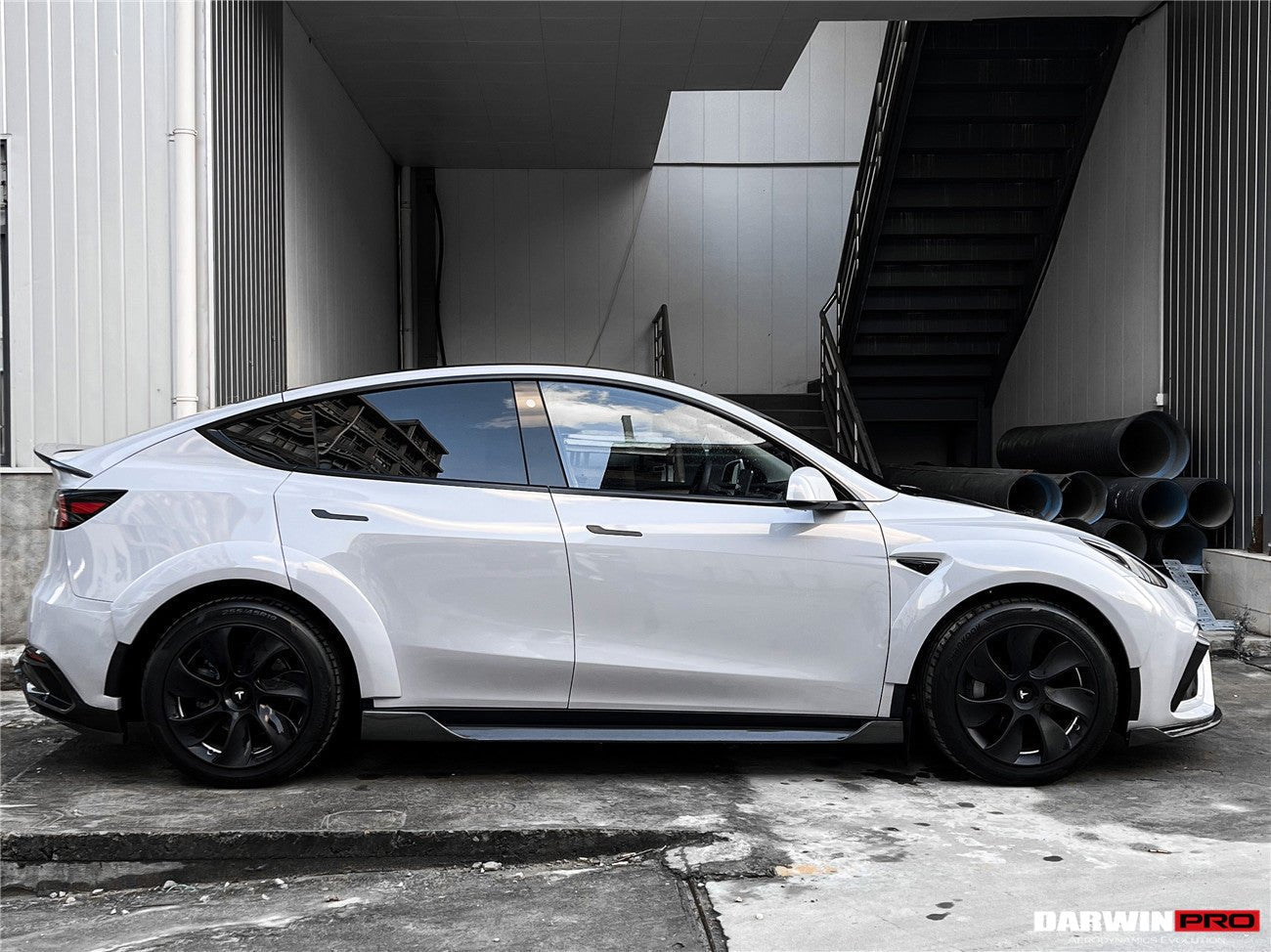 DARWINPRO - TESLA MODEL Y 2020+ IMPII CARBON FIBER SIDE SKIRTS - Aero Carbon UK