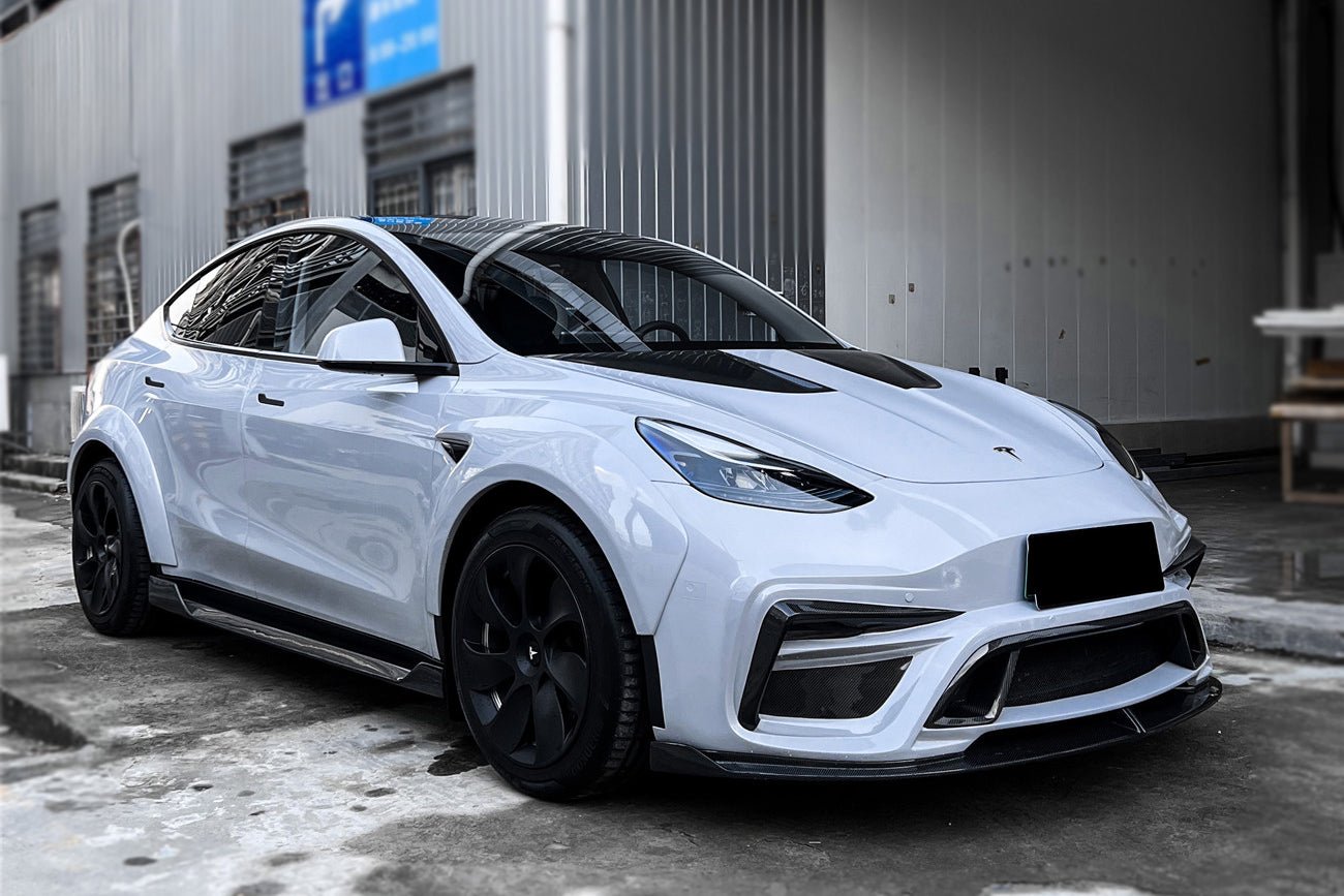 DARWINPRO - TESLA MODEL Y 2020+ IMPII CARBON FIBER WIDE BODY KIT - Aero Carbon UK