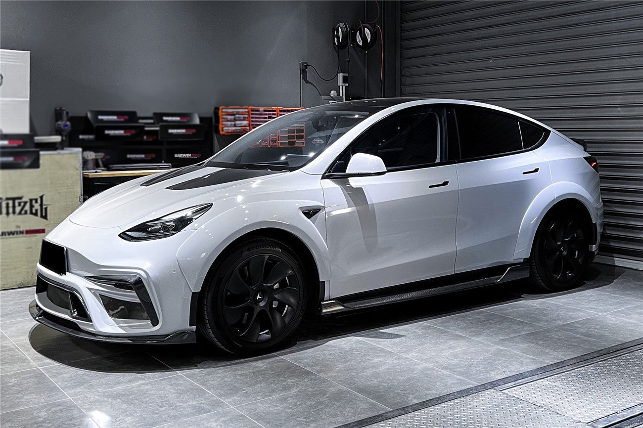 DARWINPRO - TESLA MODEL Y 2020+ IMPII CARBON FIBER WIDE BODY KIT - Aero Carbon UK