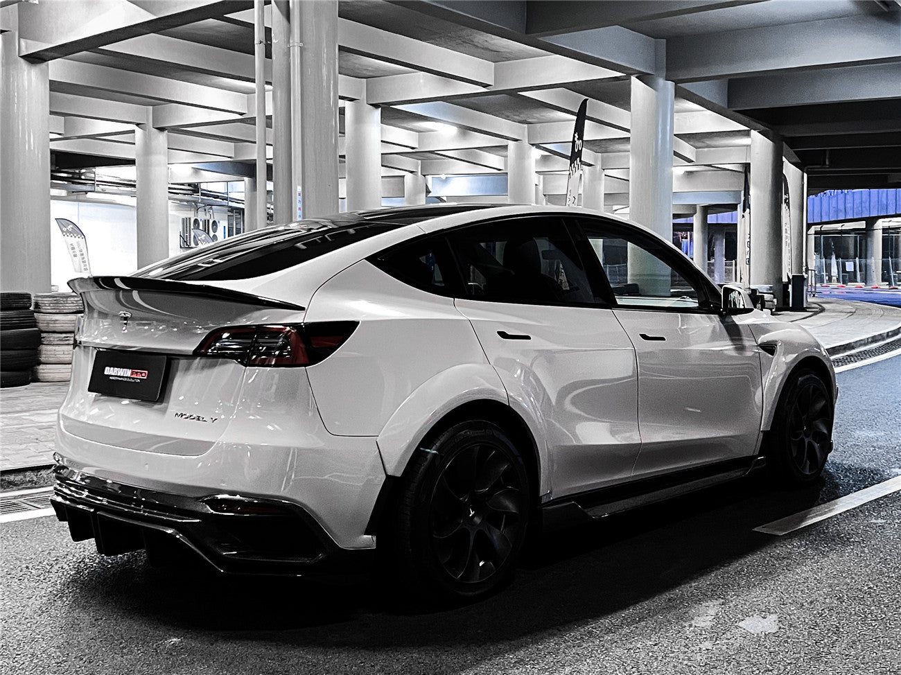 Custom Modify Model Y DARWINPRO - TESLA MODEL Y 2020+ IMPII CARBON FIBER WIDE BODY KIT – Aero ...