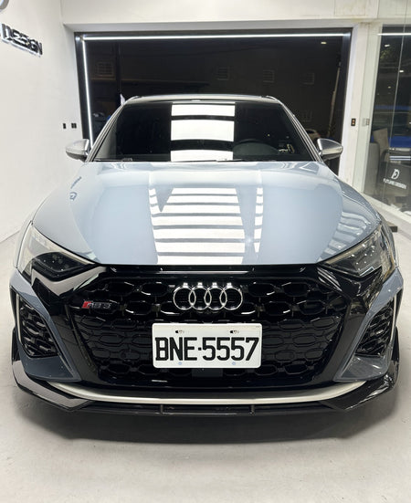 FUTURE DESIGN - AUDI RS3 8Y DRY CARBON FIBRE FRONT LIP - Aero Carbon UK