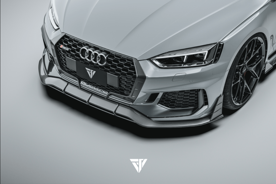 FUTURE DESIGN - AUDI RS5 B9 CARBON FIBER FRONT LIP - Aero Carbon UK
