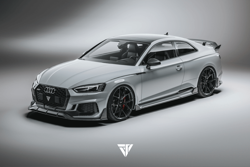 FUTURE DESIGN - AUDI RS5 B9 CARBON FIBER FRONT LIP - Aero Carbon UK
