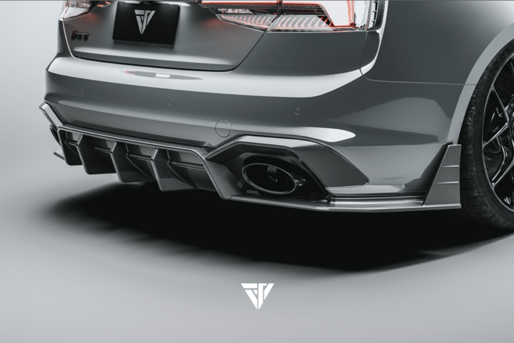 FUTURE DESIGN - AUDI RS5 B9 CARBON FIBER REAR DIFFUSER - Aero Carbon UK