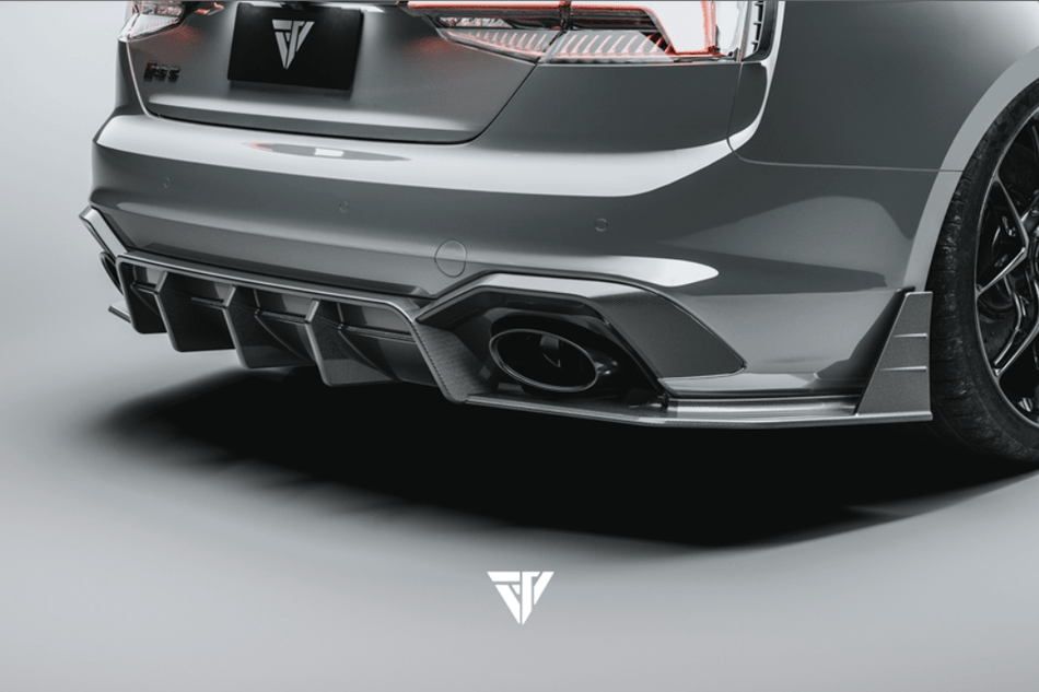 FUTURE DESIGN - AUDI RS5 B9 CARBON FIBER REAR DIFFUSER - Aero Carbon UK