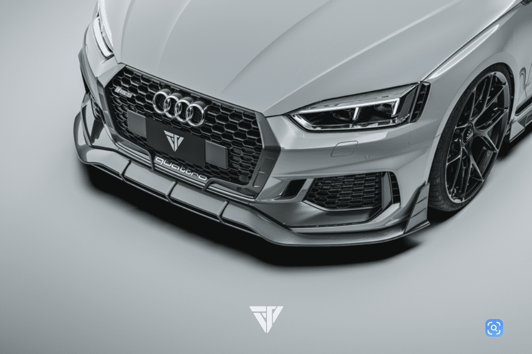 FUTURE DESIGN - AUDI RS5 B9 DRY CARBON FIBER FRONT LIP - Aero Carbon UK