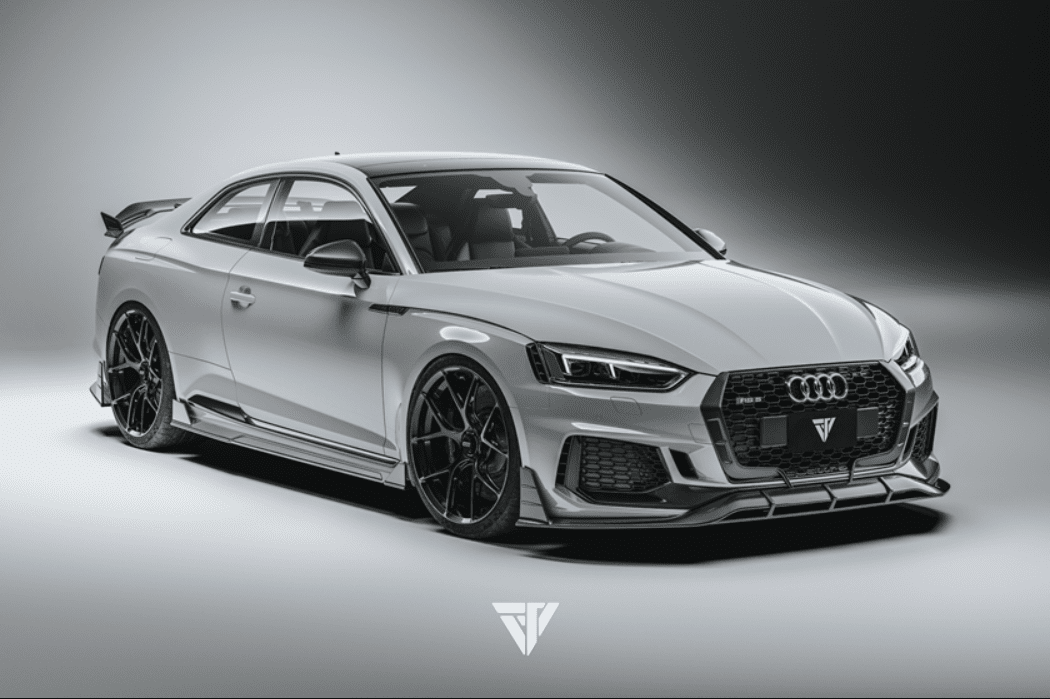 FUTURE DESIGN - AUDI RS5 B9 DRY CARBON FIBER FRONT LIP - Aero Carbon UK