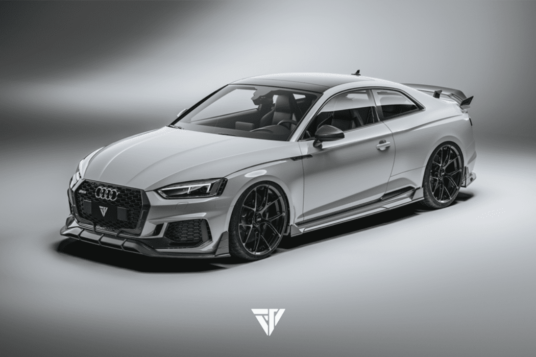 FUTURE DESIGN - AUDI RS5 B9 DRY CARBON FIBER FRONT LIP - Aero Carbon UK