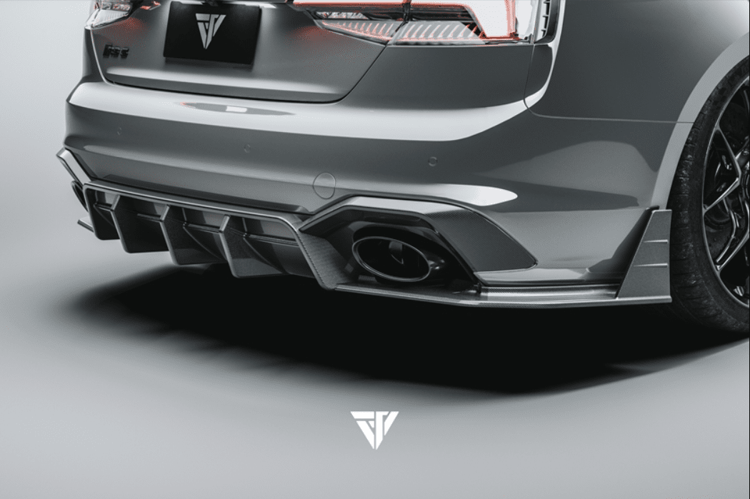 FUTURE DESIGN - AUDI RS5 B9 DRY CARBON FIBER REAR DIFFUSER - Aero Carbon UK