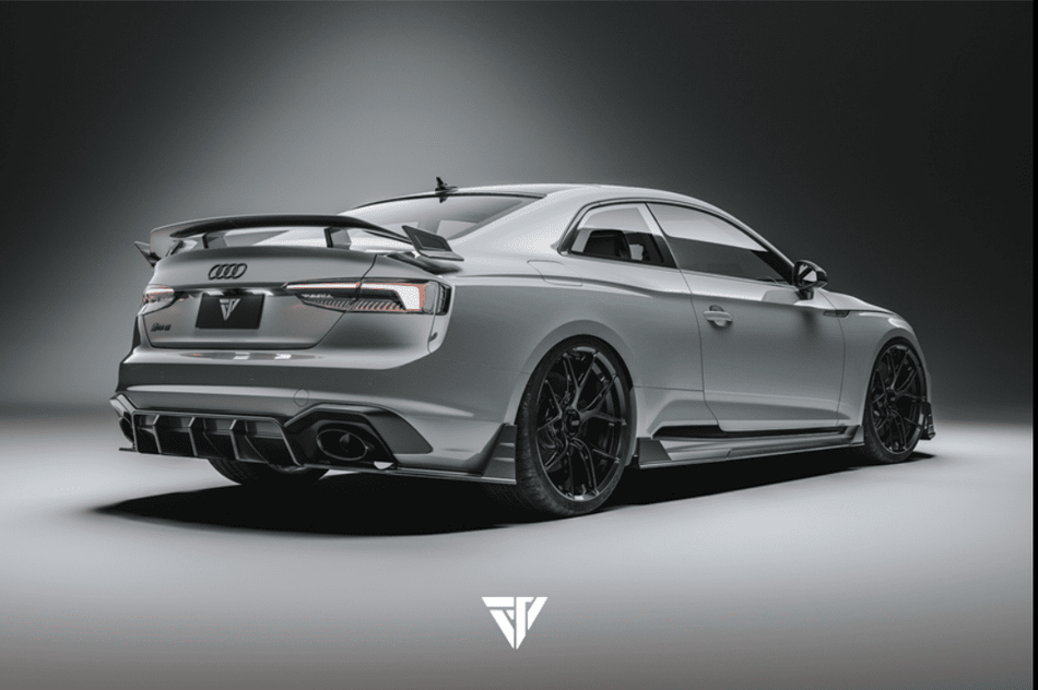 FUTURE DESIGN - AUDI RS5 B9 DRY CARBON FIBER REAR DIFFUSER - Aero Carbon UK