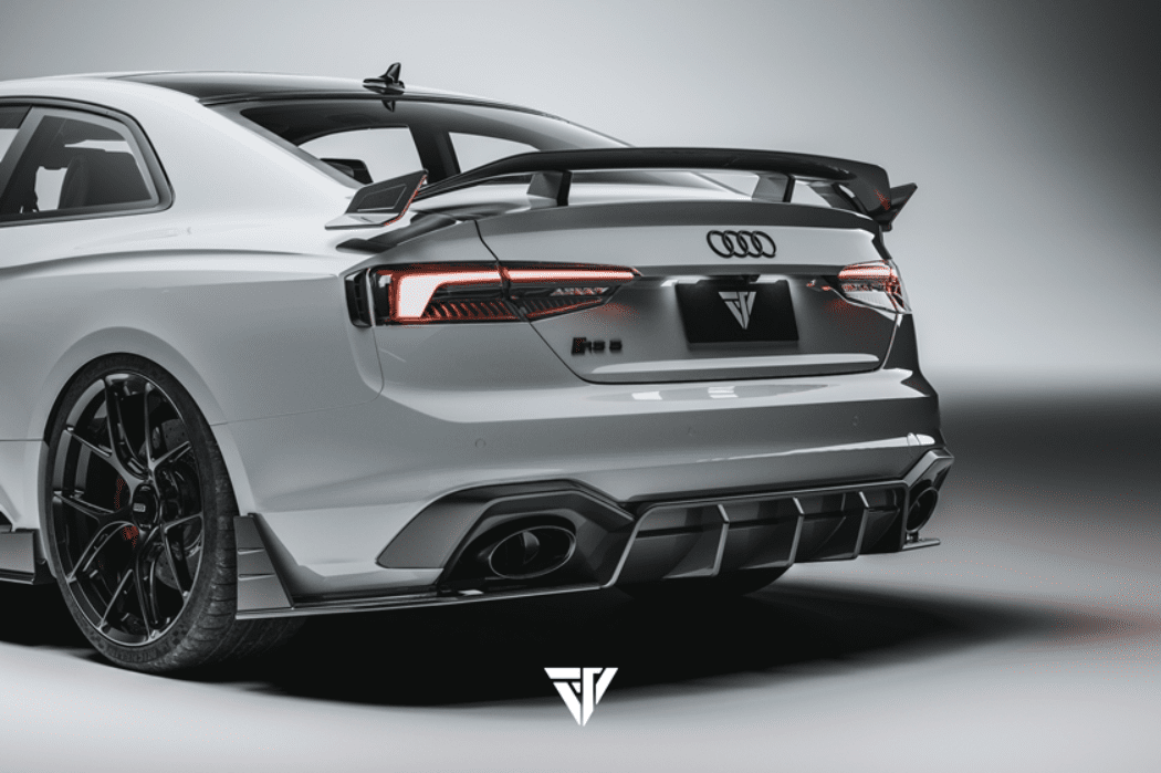 FUTURE DESIGN - AUDI RS5 B9 DRY CARBON FIBER REAR DIFFUSER - Aero Carbon UK