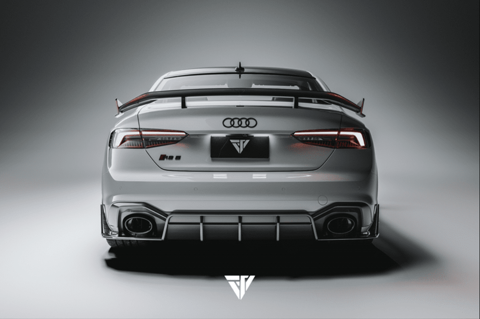 FUTURE DESIGN - AUDI RS5 B9 DRY CARBON FIBER REAR DIFFUSER - Aero Carbon UK
