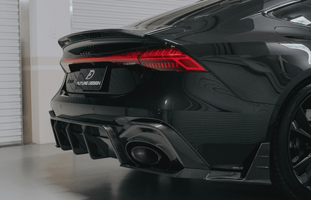 FUTURE DESIGN - AUDI RS7 C8 CARBON FIBRE REAR DIFFUSER & WINGLET SET - Aero Carbon UK
