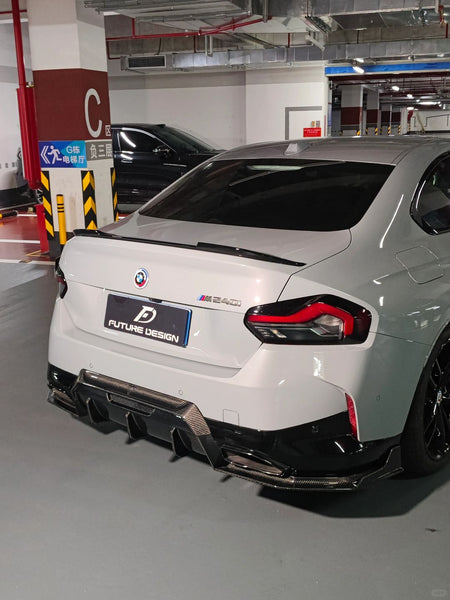 FUTURE DESIGN - BMW 2 SERIES G42 DRY CARBON REAR DIFFUSER - Aero Carbon UK