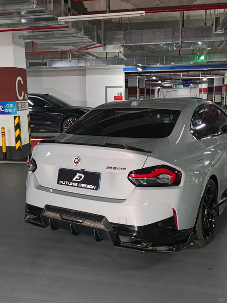 FUTURE DESIGN - BMW 2 SERIES G42 DRY CARBON REAR DIFFUSER - Aero Carbon UK