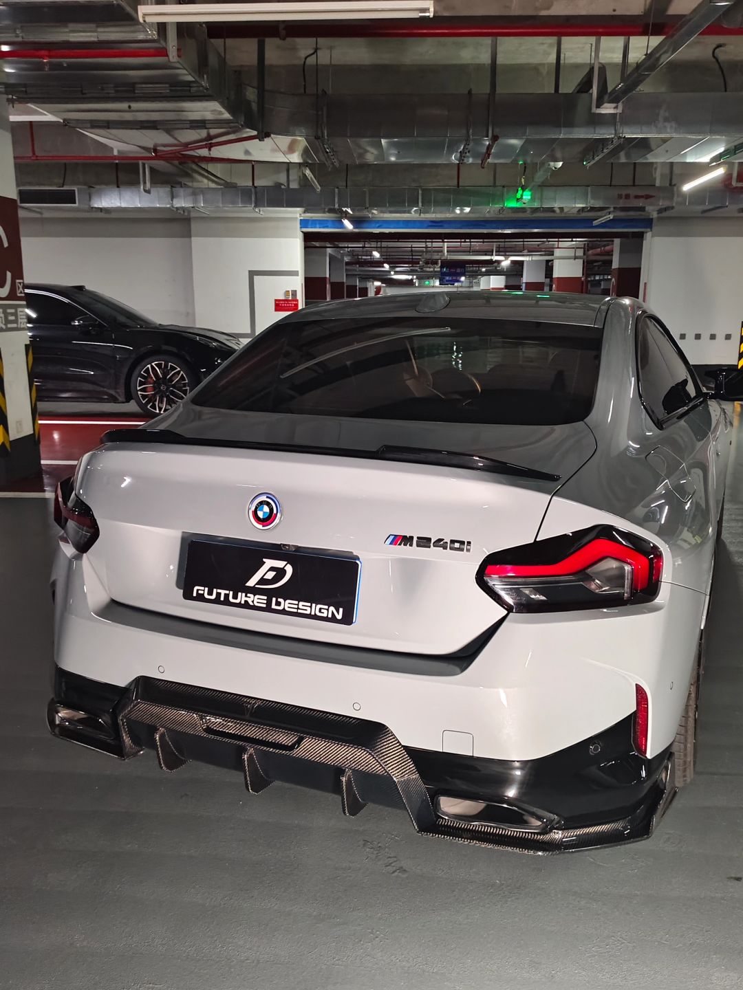 FUTURE DESIGN - BMW 2 SERIES G42 DRY CARBON REAR DIFFUSER - Aero Carbon UK