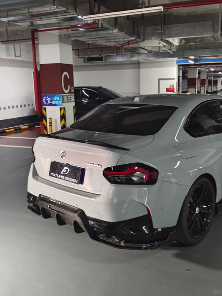 FUTURE DESIGN - BMW 2 SERIES G42 DRY CARBON REAR DIFFUSER - Aero Carbon UK