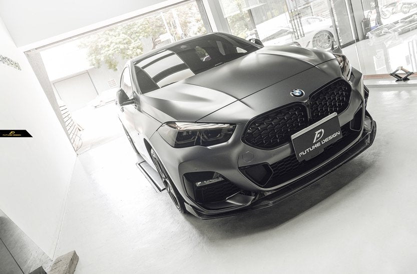 FUTURE DESIGN - BMW 2 SERIES GRAN COUPE F44 CARBON FIBRE FRONT LIP SPLITTER - Aero Carbon UK