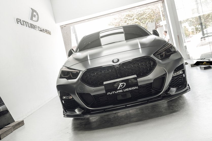 FUTURE DESIGN - BMW 2 SERIES GRAN COUPE F44 CARBON FIBRE FRONT LIP SPLITTER - Aero Carbon UK