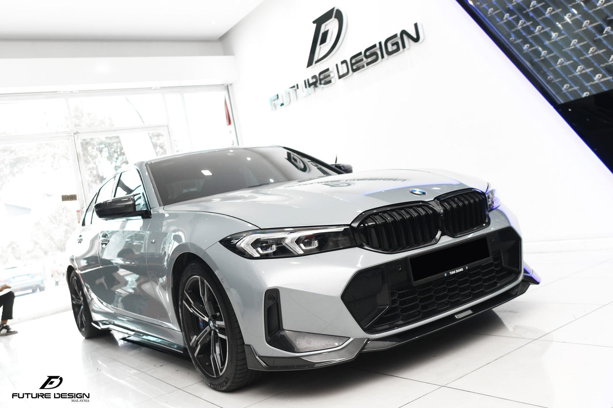 FUTURE DESIGN - BMW 3 SERIES G20 DRY CARBON FIBER SIDE SKIRTS - Aero Carbon UK