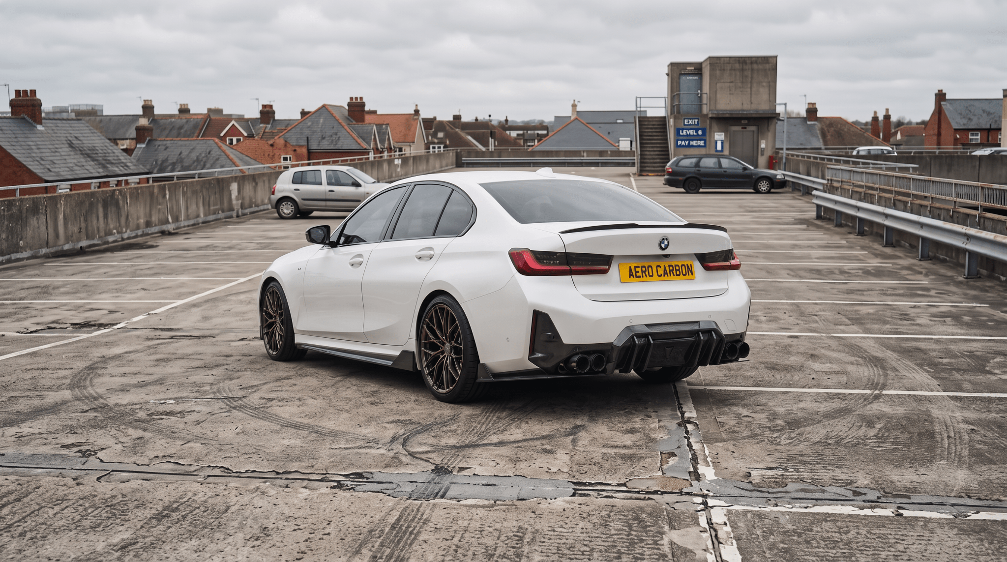 FUTURE DESIGN - BMW 3 SERIES G20 / G21 LCI CARBON FIBRE REAR DIFFUSER V1 - Aero Carbon UK