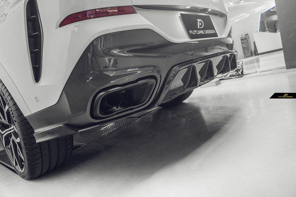 FUTURE DESIGN - BMW G06 X6 CARBON FIBRE REAR DIFFUSER - Aero Carbon UK