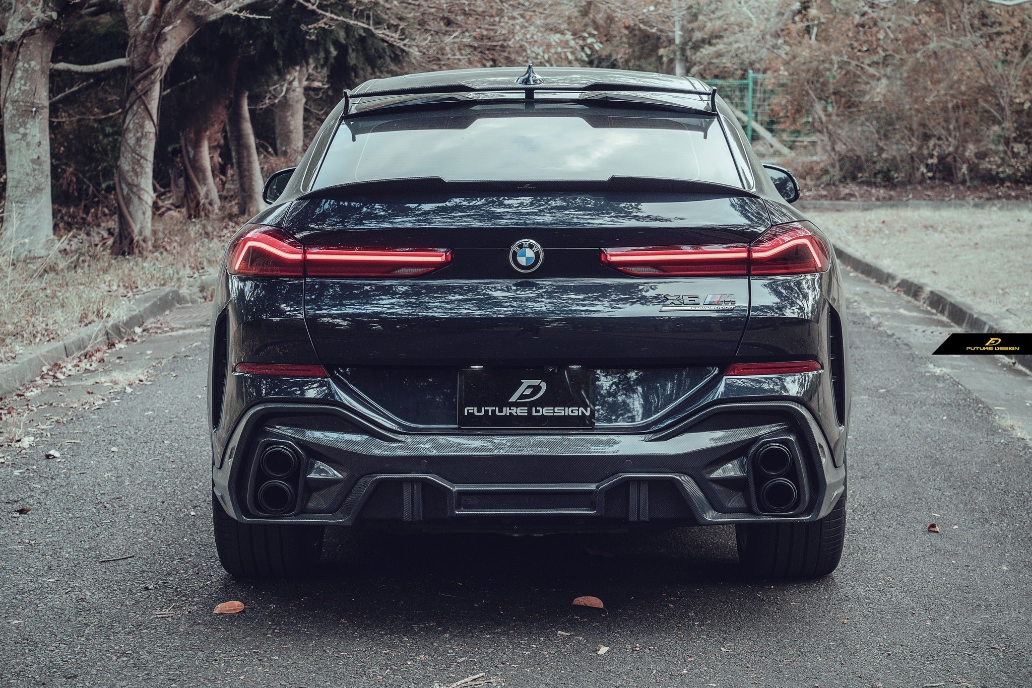 FUTURE DESIGN - BMW G06 X6 CARBON FIBRE ROOF SPOILER - Aero Carbon UK