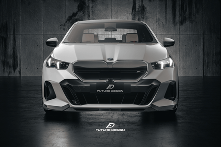 FUTURE DESIGN - BMW I5 G60 DRY CARBON FRONT LIP - Aero Carbon UK