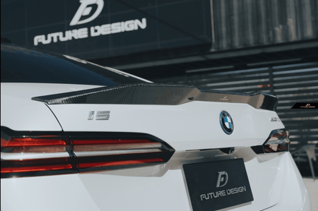 FUTURE DESIGN - BMW I5 G60 DRY CARBON REAR SPOILER - Aero Carbon UK