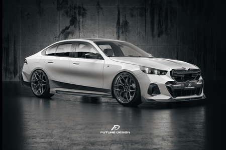 FUTURE DESIGN - BMW I5 G60 DRY CARBON SIDE SKIRTS - Aero Carbon UK