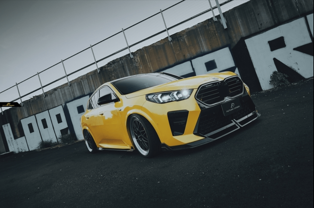 FUTURE DESIGN - BMW IX2 / X2 U10 DRY CARBON FRONT LIP V1 - Aero Carbon UK